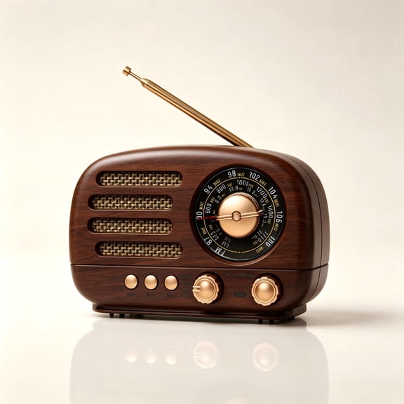 Vintage Portable Radio with Bluetooth, AM/FM/SW Reception, USB/TF Playback, Rechargeable Battery – Ideal for Seniors & Outdoor Use