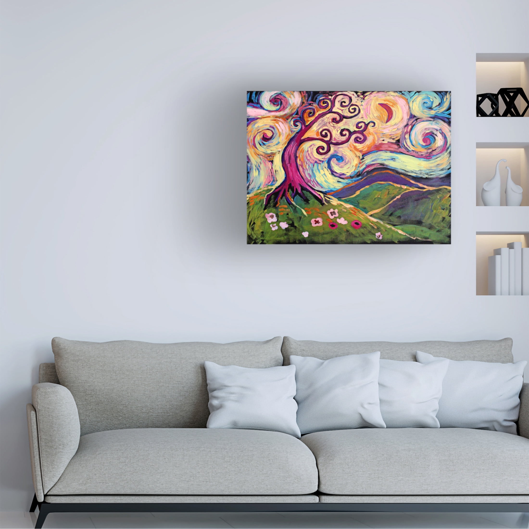 Canvas Wall Art - Natasha Wescoat 'Emboldened' Wall Art for Living Room, Bedroom, or Office Décor by Trademark Fine Art - 47 x 35 Inches