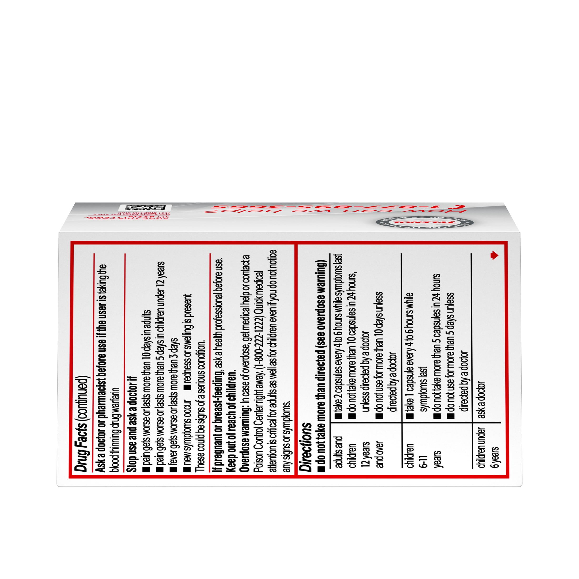 Tylenol Regular Strength Liquid Gels with 325 mg Acetaminophen, 20 Count