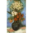 thumbnail image 2 of Van Gogh, Vincent 16x24 Black Ornate Wood Framed with Double Matting Museum Art Print Titled - Vase Carnations And Other Flowers, 2 of 4