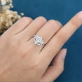thumbnail image 4 of Silvago Jewel 14K White Gold Plated Ring - Prong Set 1.8 Ct Oval Cut Lab Created Diamond Ring - Simple Engagement Wedding Solitaire Ring - Engagement Wedding Solitaire Ring for Her - Gifts for Mom, 4 of 7