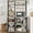 Grey, variant on Yeshouse Microwave Stand, with Storage, with Power Output, 7-Tier Kitchen Bakers Racks, with Hook, Baker Rack for Kitchen, Dining Room, Bakery