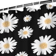 thumbnail image 3 of Waterproof Cute Boho Daisy Shower Curtain 72x72 Inch Boho Style Polyester Unique Shower Curtain for Bathroom Hotel Home Decor with 12 Plastic Hooks, 3 of 5