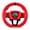 Red, variant on arctrm Steering Wheel Simulated Toy Simulated Driving Driver Sounding Small Pretend Driving Toy Electronic for Children 3+ Years Old Red