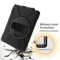 thumbnail image 7 of XYX Case for Samsung Galaxy Tab Active4 Pro/Active Pro, 360° Rotating, Hand & Shoulder Strap, Fits 10.1 inch, Black, 7 of 7
