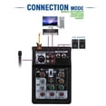 thumbnail image 3 of Tuner,Rca Input Dj With Function Xlr Input Dj Studio Bt Stereo Sound Scene With Function Channel Audio Bt Sound Console Xlr Rca Input Dj Studio Live 3 Channel Console Scene With Function Xlr Rca, 3 of 6