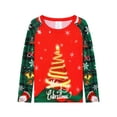 thumbnail image 5 of WIBACKER 1-12Years Toddler Boys Christmas Tree Pajamas Set Toddler Girls Long Sleeve Tops and Pants 2 Piece Pjs Sleepwear, 5 of 12