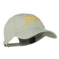 thumbnail image 5 of Jazz Embroidered Cotton Cap - Stone Grey OSFM, 5 of 5