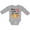AC-Heather Grey, variant on Inktastic When God Made Me He Said Ta-da Boys or Girls Long Sleeve Baby Bodysuit