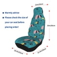 thumbnail image 6 of Haiem Dachshund Dog Printed Car Seat Covers Set of 2, Universal Fit Car Seat Covers,Protective Seat Covers,Comfortable Car Seat Covers, Easy Installation Seat Covers, Vehicle Seat Covers, 6 of 9