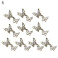 thumbnail image 2 of opvise 10Pcs/Set Nail Alloy Ornament Various Shape Non-Fading AB Coating Vintage Series Art Parts Charms Metal Accessories for Female, 2 of 8