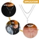 thumbnail image 3 of WEUVEB Collar De Cruz De Plateado Doble Capa Estilo Hip Hop Para Y Mujer, 3 of 8
