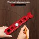 thumbnail image 2 of Regla de marcado circular de punta fija para carpintería, calibre de marcado redondo ajustable métrico/británico, aleación de aluminio, rojo, rojo, 2 of 5