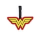 thumbnail image 1 of Etiqueta de equipaje plateada con el símbolo Wonder Woman de Buffalo DC Comics, 1 of 9