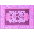 thumbnail image 1 of Ahgly Company Indoor Rectangle Abstract Purple Modern Area Rugs, 8' x 10', 1 of 4