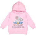 thumbnail image 2 of Inktastic My Titi Love Me to the Moon and Back Toddler Hoodie, 2 of 4