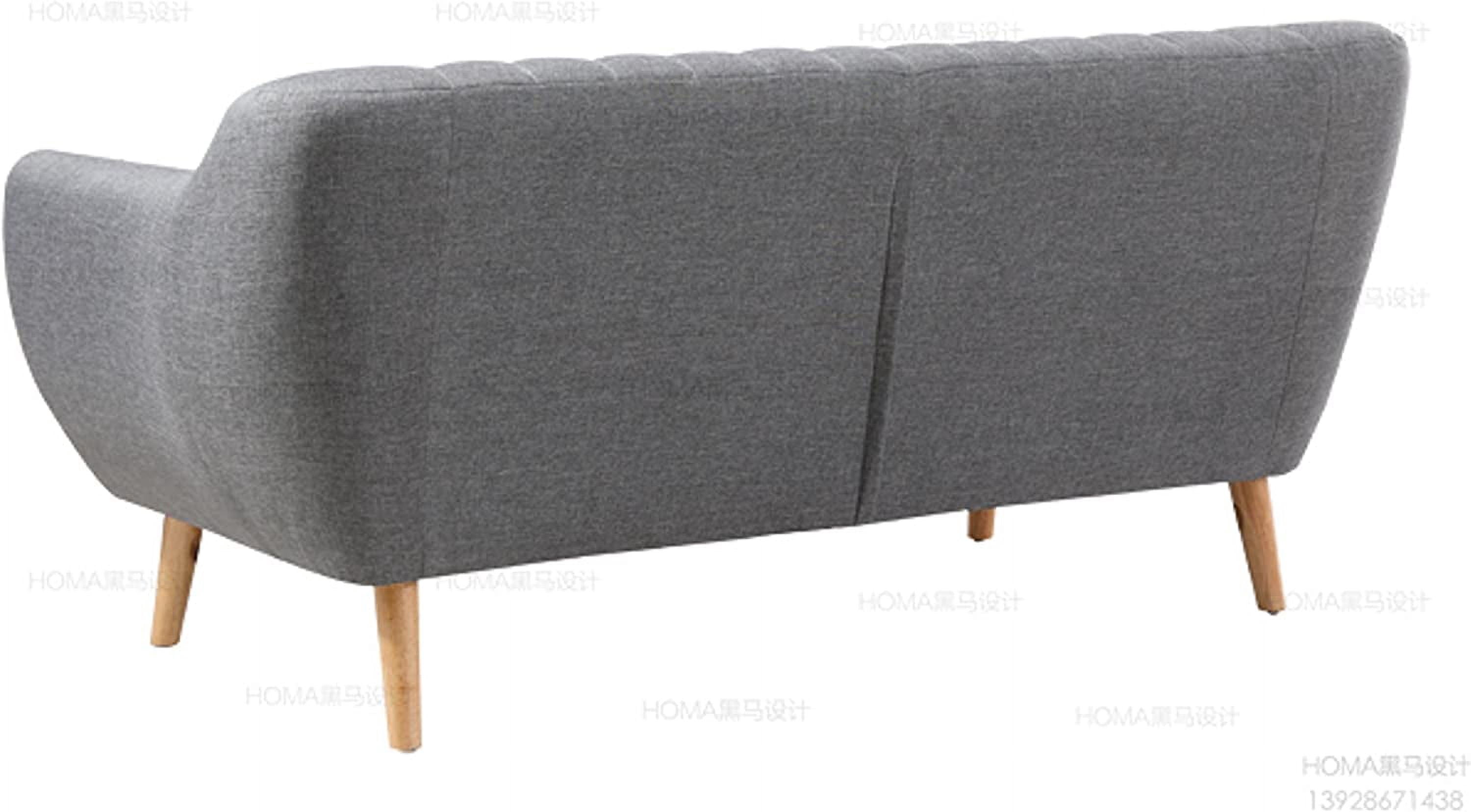 US Pride Furniture Mid Century Modern Loveseat
