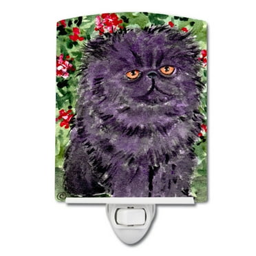 Caroline's Treasures SS8827CNL Persian Cat Ceramic Night Light, 6x4x3", multicolor