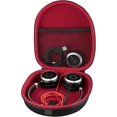 thumbnail image 2 of Headphones Carrying Case Compatible with Jabra Evolve 65,Plantronics, Mpow, Sennheiser Case, Protective Hard Shell Travel Bag with Cable, Charger Storage (Black), 2 of 6