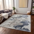 thumbnail image 6 of Addison Rugs Chantille Indoor/Outdoor Transitional Abstract Ivory Machine Washable Rectangle Rug, 9' x 12', 6 of 8