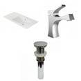 thumbnail image 1 of American Imaginations 35.5-in. W 1 Hole Ceramic Top Set In White Color - Drain Incl. AI-32987, 1 of 9