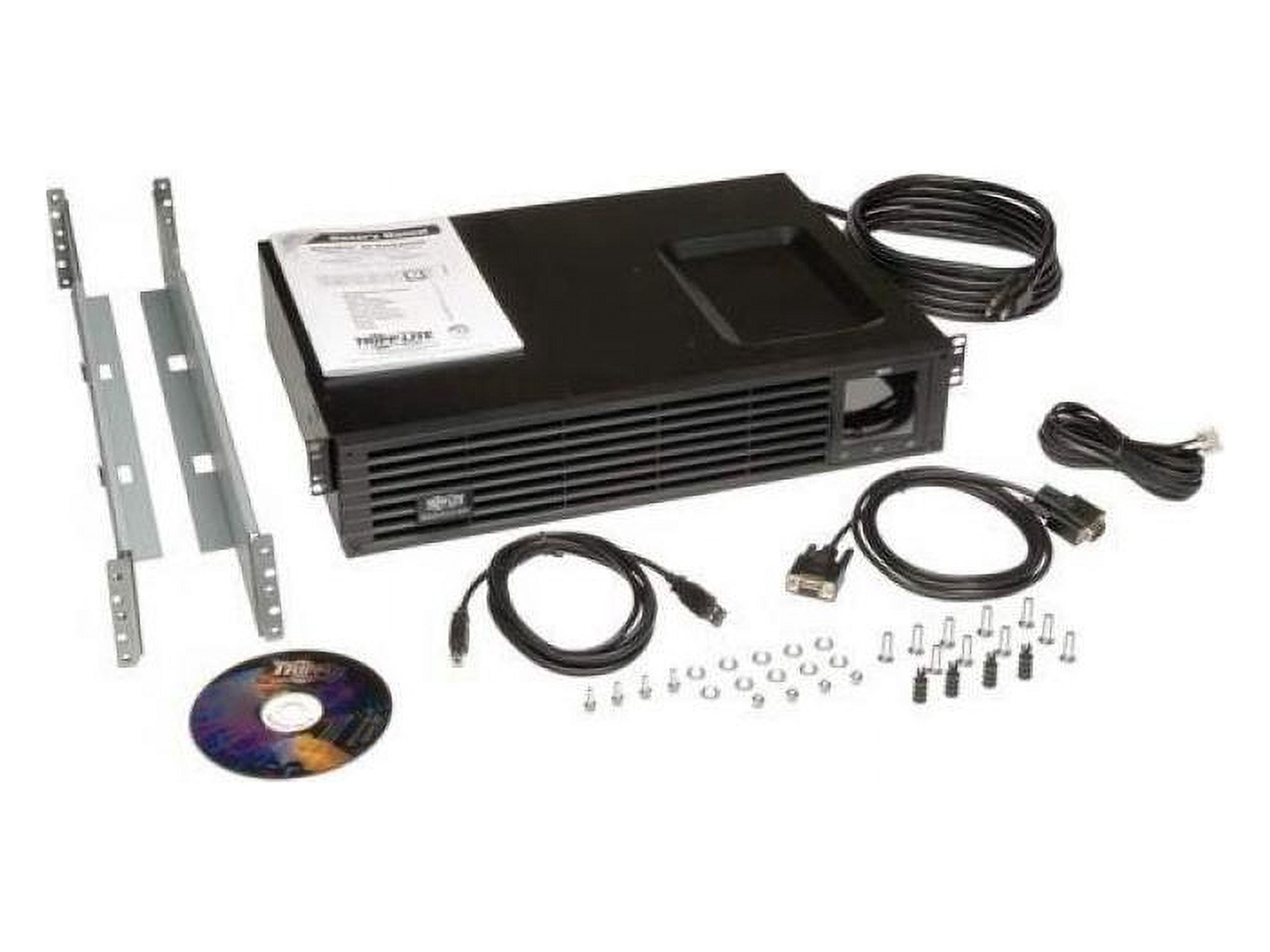 Tripp Lite UPS Smart 1000VA 900W 120V LCD USB DB9 Ext Run SMART1000RMX2UN