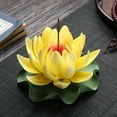thumbnail image 4 of Zhaomeidaxi Lotus Incense Burner Ceramic Incense Candle Flower Fragrance Table Decoration Decoration 3d Handmade Incense Burner Multicolor Lotus Yellow1, 4 of 9