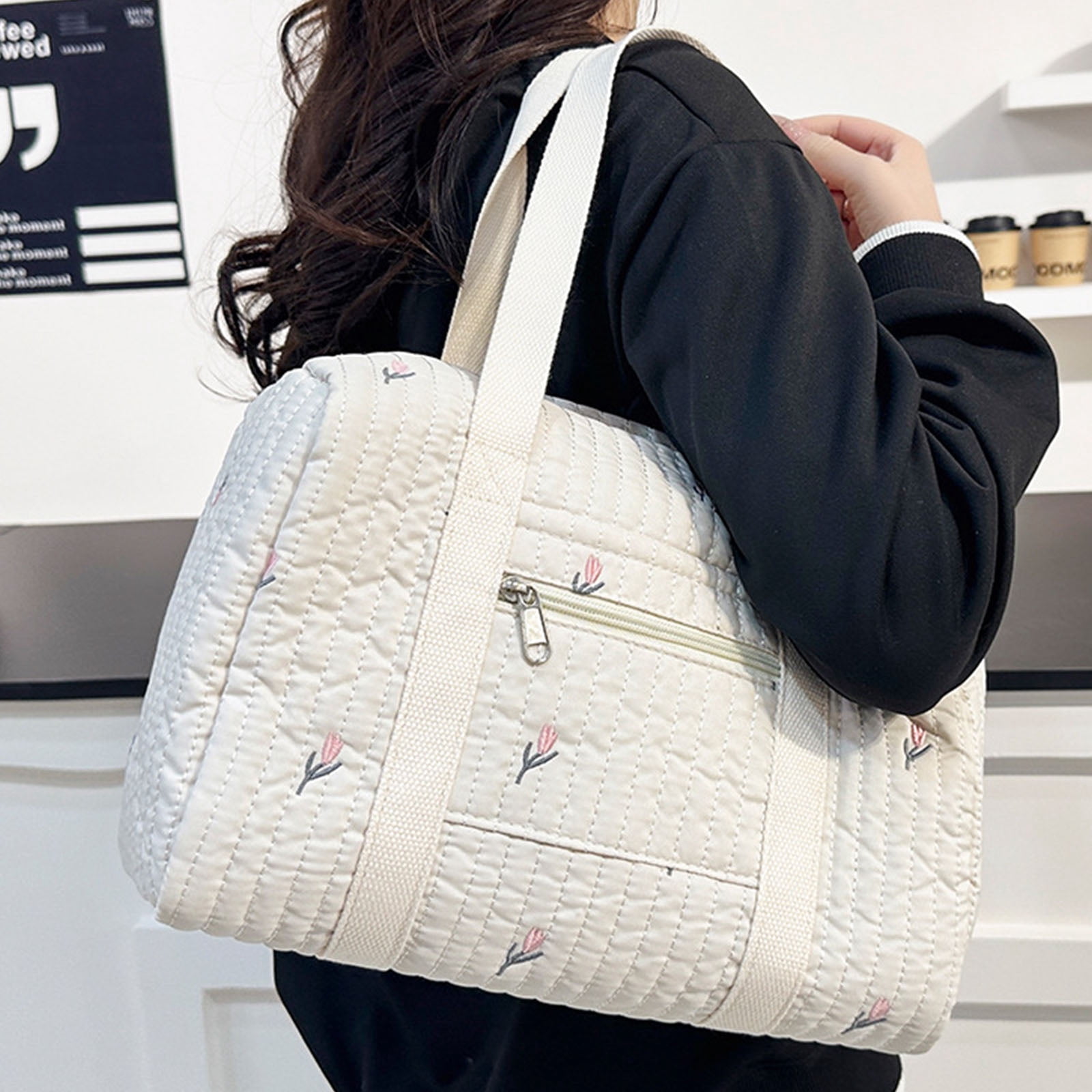 Diaper Bag with Pocket for Baby Bottles Essential Product Spacious Baby Nappy Organiser Case for Travel Outings