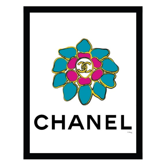 Fashion Flower Framed Print