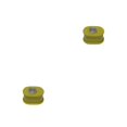 thumbnail image 1 of Kenally Amortiguador de tope de puerta amarillo anticolisión con funda de goma para coche, repuestos automotrices fáciles de usar y resistentes para Amarillo 2piezas Kenally  CBP064550, 1 of 6