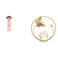 thumbnail image 1 of Escultura De Resina De Niña Tradicional China Y Figura De Metal Con Forma De Bola De Cristal, Adorno De Escritorio Para Dormitorio, Oficina, Pasillo, Chimenea Y Sala De Estar., 1 of 8