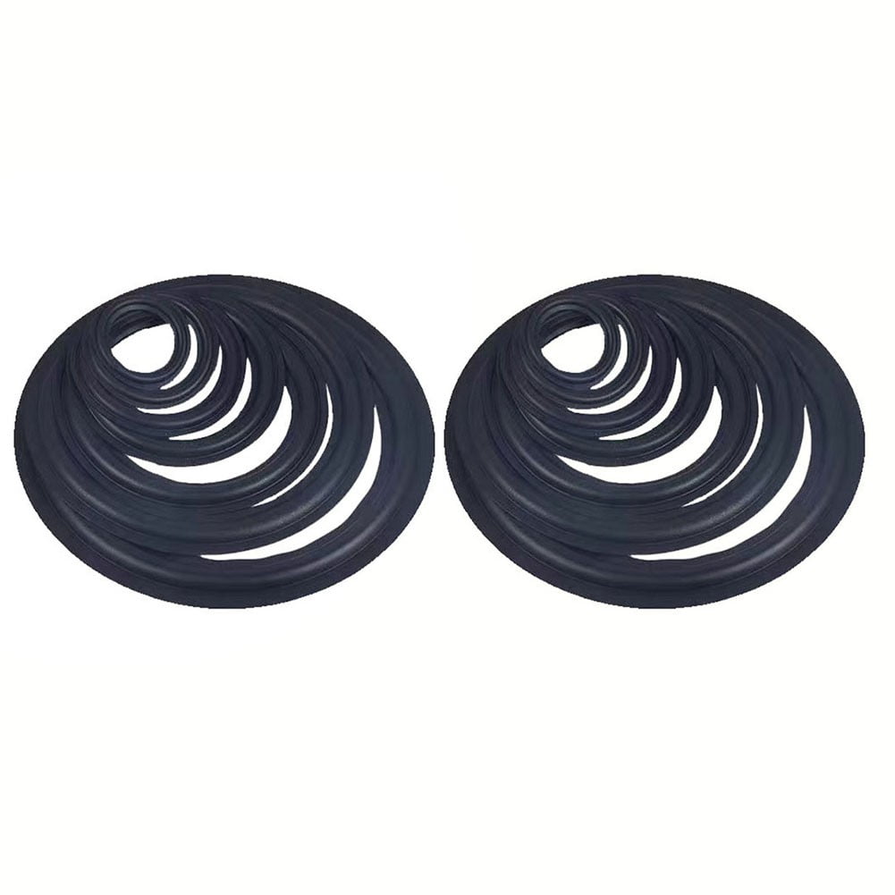 Anneaux De Contour (surrounds) En Mousse Pour Haut-parleurs - Kit De Remplacement, Diamètres 10.2 à 30.5 Cm, Noir/rouge