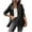Black, variant on Hfyihgf Womens Casual Blazer Jacket Button Long Sleeve Work 0ffice Blazer Lapel Open Front Slim Fit Fashion Dressy Suit Coats(Navy,L)