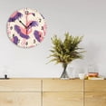 thumbnail image 2 of YladaFaie 10 Inch Kitchen Wall Clocks Retro Round Silent Battery Operated Quartz Wall Clock for Patio Home Bathroom Porch Pool Bedroom,Kids Room Large Number Easy to Read, 2 of 7