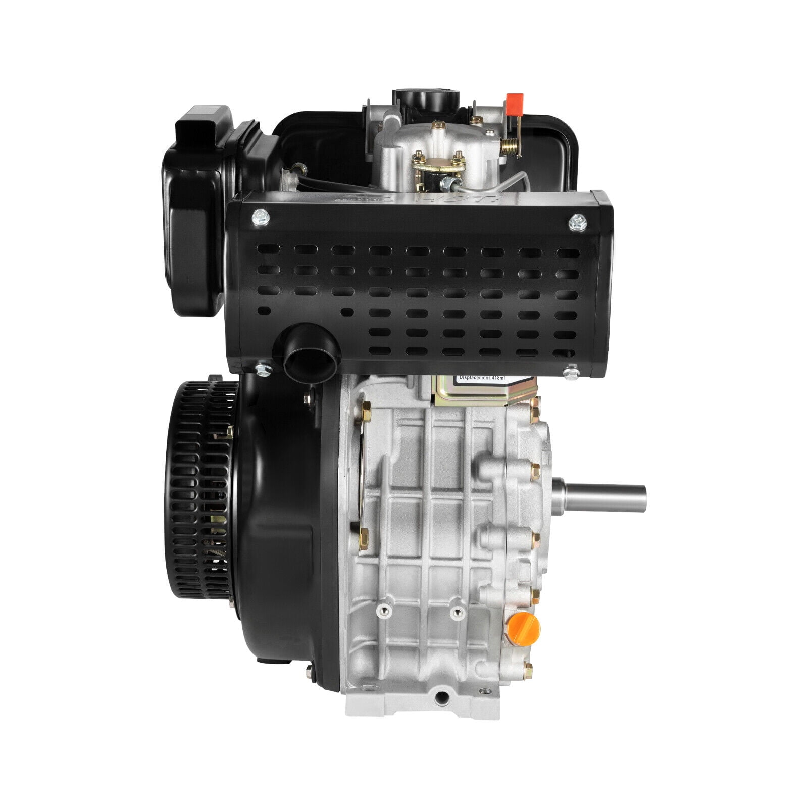 10HP 406cc 4-stroke Tiller Diesel Engine Single Cylinder Motor Air Cooling 186F