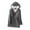 Gray, variant on Lovskoo Women's Winter Coats Fleece Parkas Anoraks Thick Warm Hooded Long Sleeve Pockets Cardigan Ladies Solid Mid-Length Coat Black