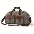 thumbnail image 3 of Large-capacity Wear-resistant Canvas Luggage Bag One-shoulder Diagonal Travel Backpack, 3 of 5