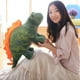 thumbnail image 5 of Muñeco de dinosaurio de peluche, tiranosaurio abierto, t-rex, Triceratops, estampado realista, verde, marrón, gris, 50-110cm, 5 of 5