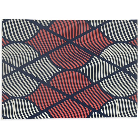 Indie Red Office Mat by Kavka Designs