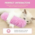 thumbnail image 2 of 3 Pack Cat Kicker Toys ,Cat Pillows Toys with Sound Paper,11" Long Soft Plush Cat Toys Interactive Toy,, Catnip Toys for Kitty Chewing Training Interactive, 2 of 7