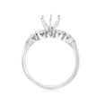 thumbnail image 2 of 1/2ct Diamond Semi Mount Engagement Ring 14K White Gold Solitaire Setting Round, 2 of 3