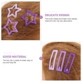 thumbnail image 4 of 15 pinzas para el pelo con broches adorables, horquillas de metal (estrella de cinco puntas, corazón, lágrima, rectángulo, estrella de cuatro puntas), 4 of 7