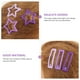 thumbnail image 4 of 15 pinzas para el pelo con broches adorables, horquillas de metal (estrella de cinco puntas, corazón, lágrima, rectángulo, estrella de cuatro puntas), 4 of 7