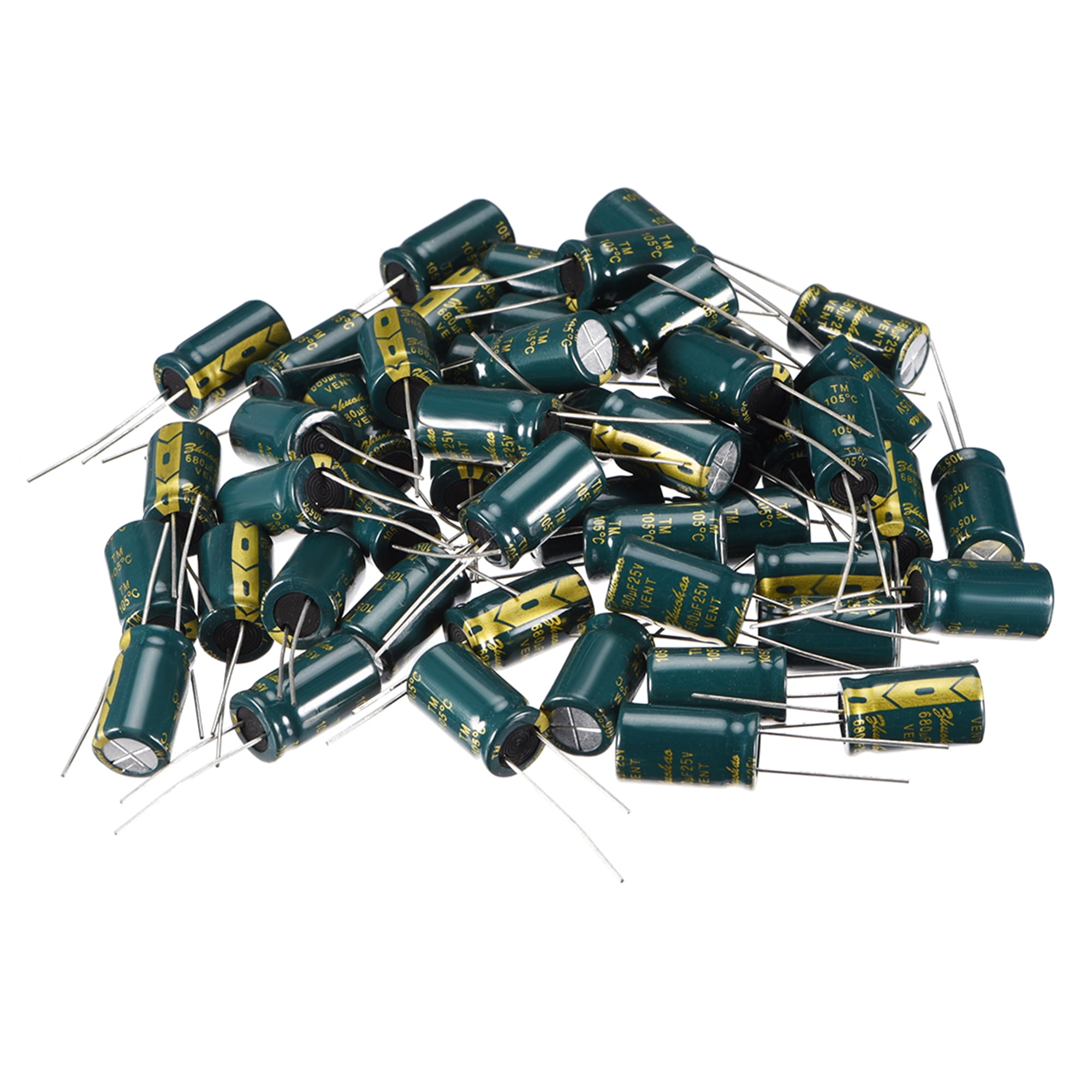680uF 25V 10X17 50 PCS High ripple current Low impedance Capacitor USA Shipping