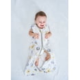 thumbnail image 6 of WIBACKER Baby Sleep Sack TOG 0.5 Wearable Blanket for Babies 100% Cotton 2-Way Zipper 0-6 Months Newborn, 6 of 11