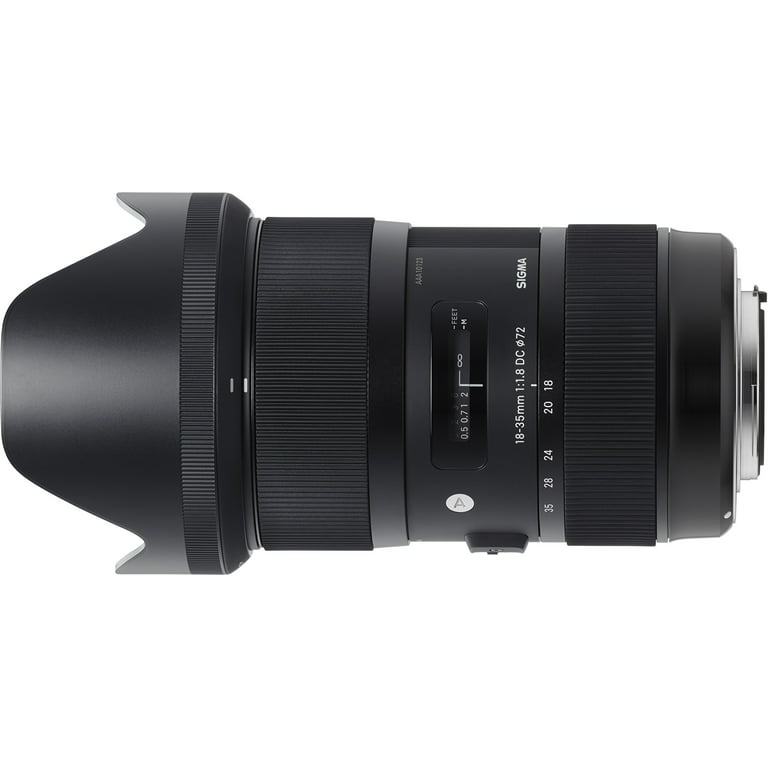 Sigma 210306 18-35mm F1.8 DC HSM Lens for Nikon APS-C DSLRs (Black