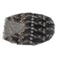 thumbnail image 2 of Chapeau Enveloppant Musulman, Style Plume Brodée Turban Classique Filet Élastique pour Randonnée Voyage Usage Quotidien Bleu, Noir, Vin Rouge, 2 of 8