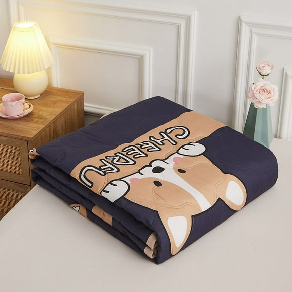 Machine-Washable, Breathable, Portable AC Blanket for Ultimate Comfort, 150x200cm Summer Cooling Quilt