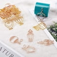 thumbnail image 5 of 32pcs Perfume Bottle Open Bezel Charms Blank Resin Pendants with Seamless Tape, 5 of 7