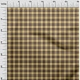 thumbnail image 3 of oneOone Cotton Poplin Yellow Fabric Check Sewing Material Print Fabric By The Yard 56 Inch Wide, 3 of 4